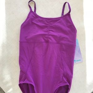 Lululemon girls magenta leotard (size 14)